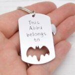 Abbu Belongs to Bat Keyring