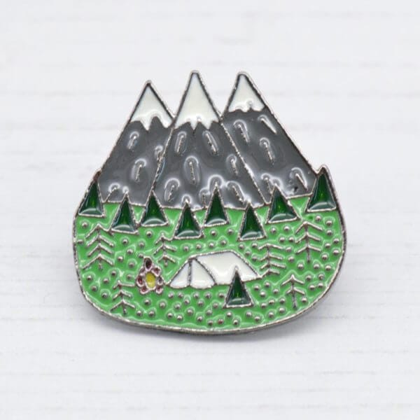 Stamped With Love - Camping Enamel Pin