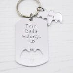 Dada Belongs to Bat Keyring