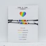 Love is Love Beaded Bracelet