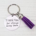 Mini Motivation - Always being there Keyring