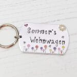 Personalisierter Wohnwagen-Schlüsselanhänger