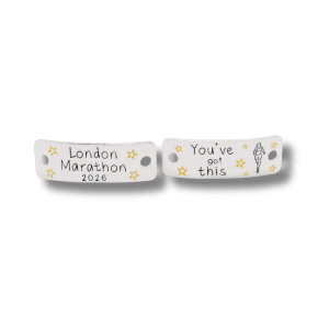 Stamped With Love - London Marathon Trainer Tags