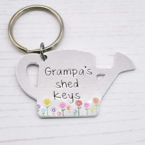 Stamped With Love - Grampa's Shed Keys Keyring