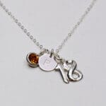Sterling Silver Personalised 18th Birthday Necklace
