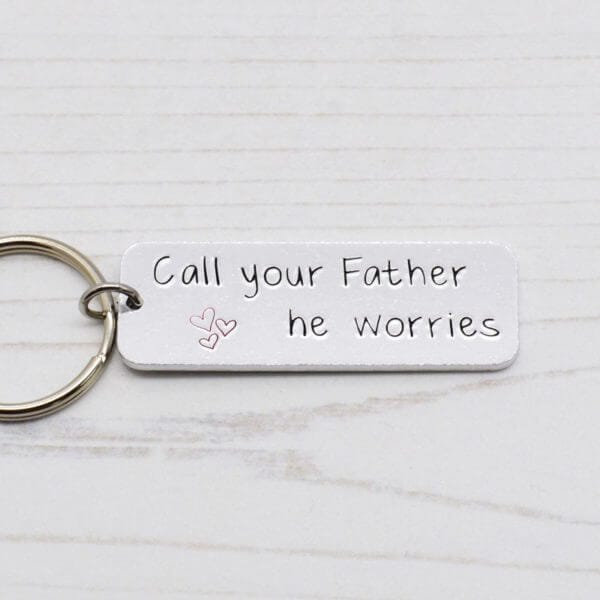 Stamped With Love - Call your Father Keyring