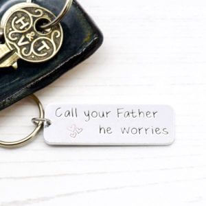 Stamped With Love - Call your Father Keyring