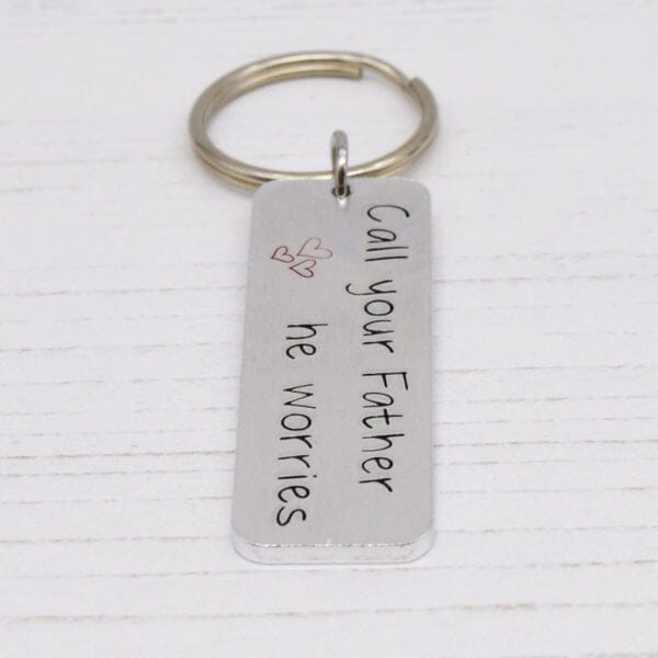 Stamped With Love - Call your Father Keyring