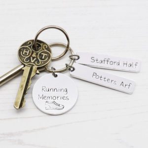Stamped With Love - Running Memories Keyring