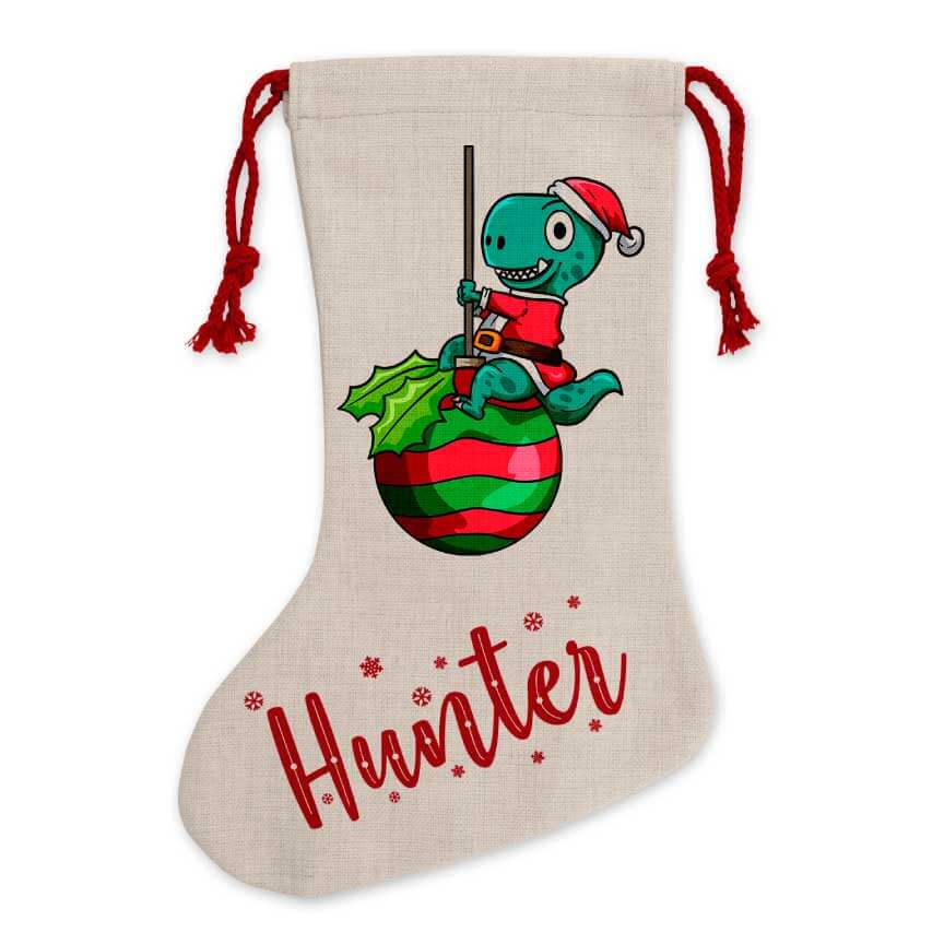 Personalised Christmas Stocking from Teal Fox Designs
