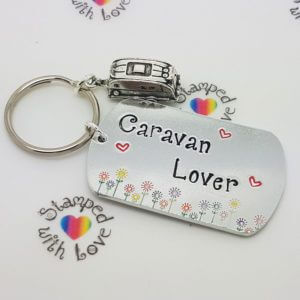 Stamped With Love - Caravan Lover Keyring