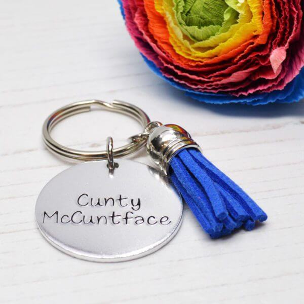Stamped With Love - Cunty McCuntface Keyring
