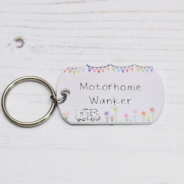 Stamped With Love - Motorhome Wanker Keyring
