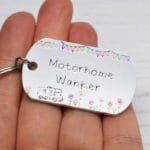 Motorhome Wanker Keyring