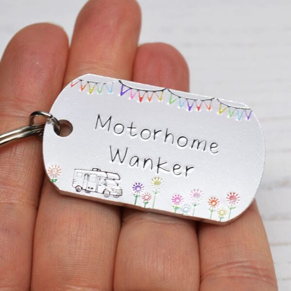 Stamped With Love - Motorhome Wanker Keyring