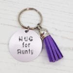 HUG for Aunty / Auntie Keyring