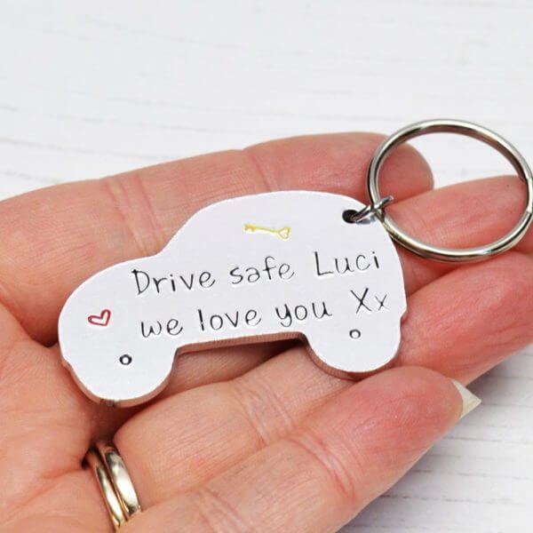 Stamped With Love - Drive Safe Car Keyring