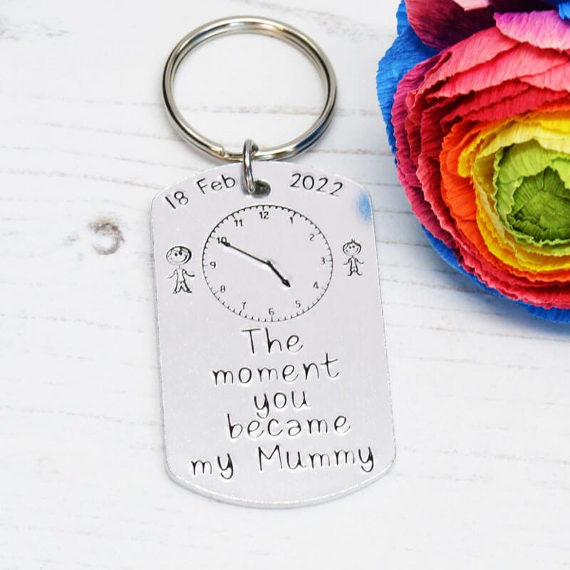 Stamped With Love - Moment you became my Mummy Keyring