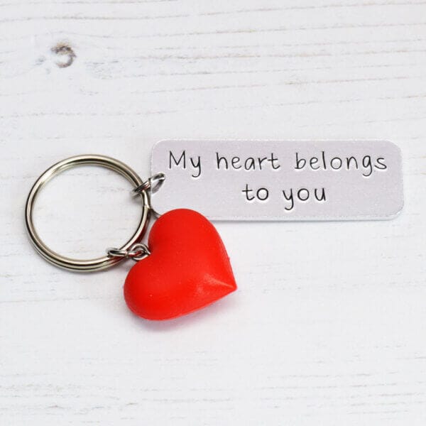 Stamped With Love - My heart belongs to you Keyring