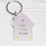 Our First Home Keyring