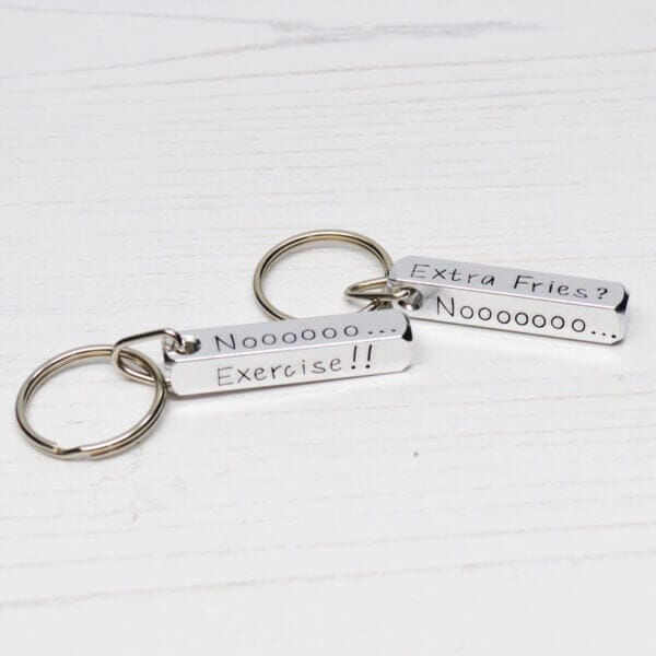 Stamped With Love - Extra Fries Keyring