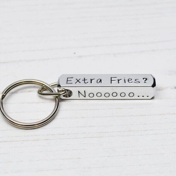 Stamped With Love - Extra Fries Keyring
