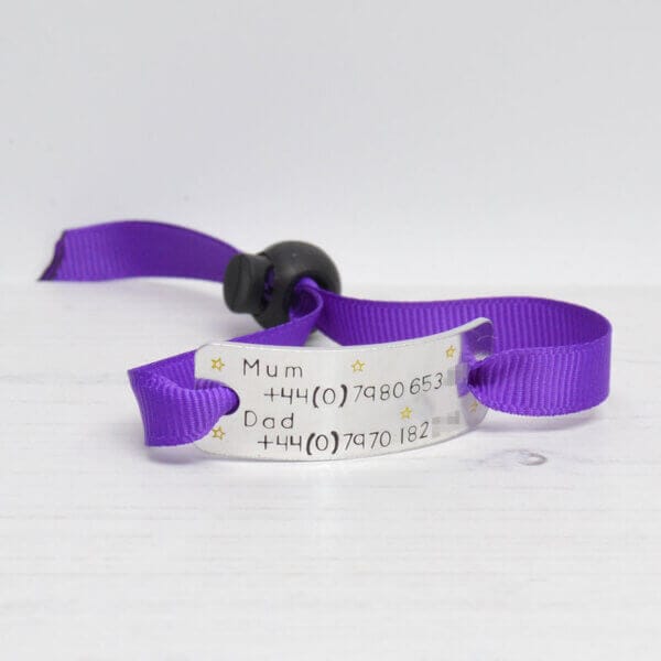 Stamped With Love - Ribbon ID Bracelet