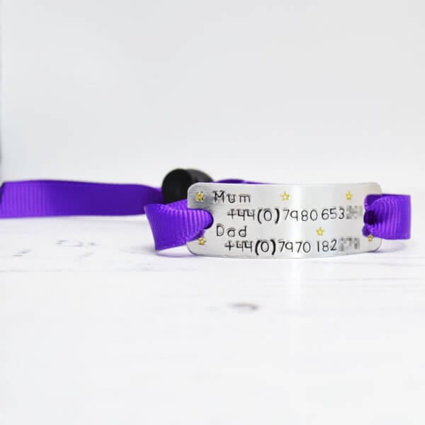 Stamped With Love - Ribbon ID Bracelet