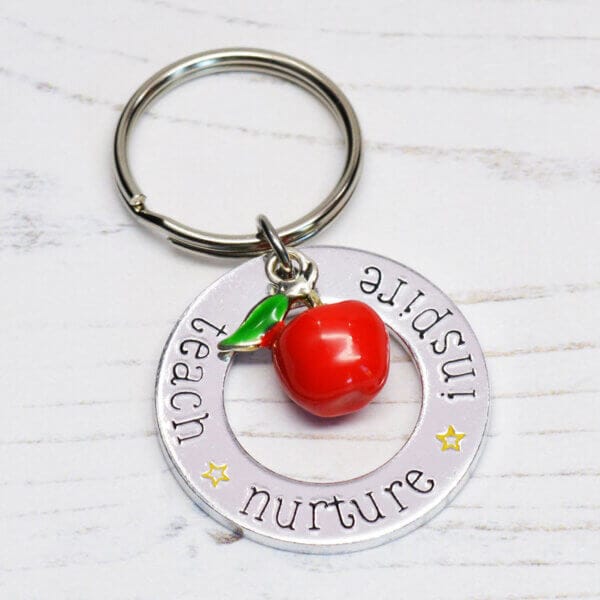 Stamped With Love - Teach Nurture Inspire Keyring