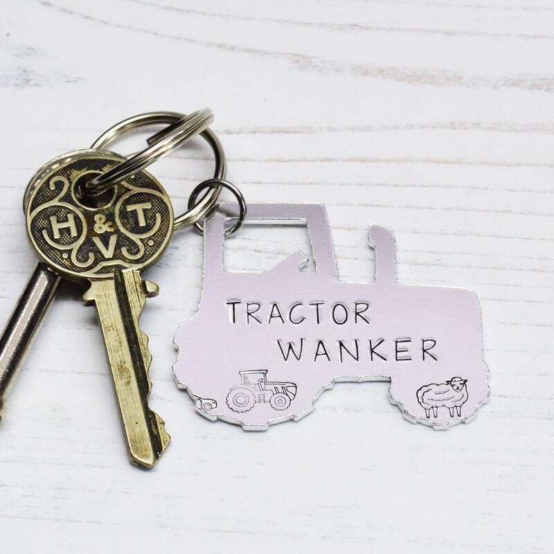Stamped With Love - Tractor Wanker Keyring