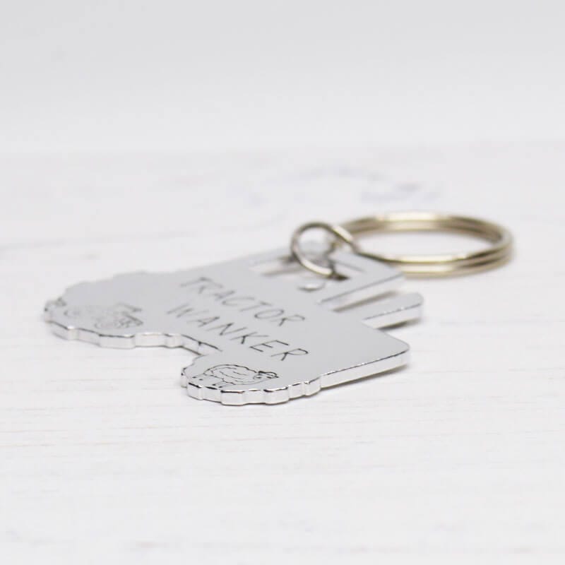 Stamped With Love - Tractor Wanker Keyring