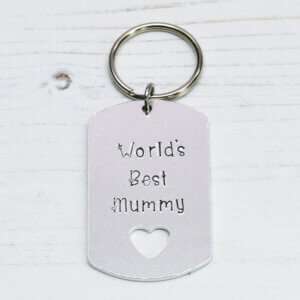 Stamped With Love - World's Best Mummy Keyring