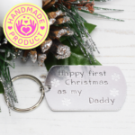 Happy first Christmas as my Daddy Keyring