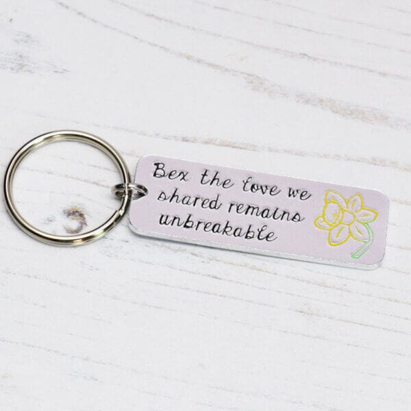 Stamped With Love - Love we shared Keyring