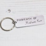Personalised Property of Keyring
