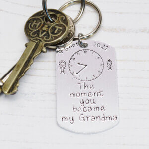 Stamped With Love - Moment you became my Grandma Keyring