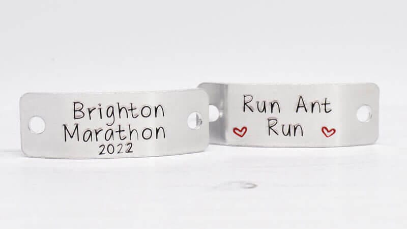 Stamped With Love - Brighton Marathon Trainer Tags