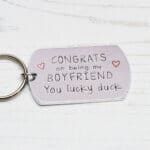 Congrats on being my Boyfriend Keyring