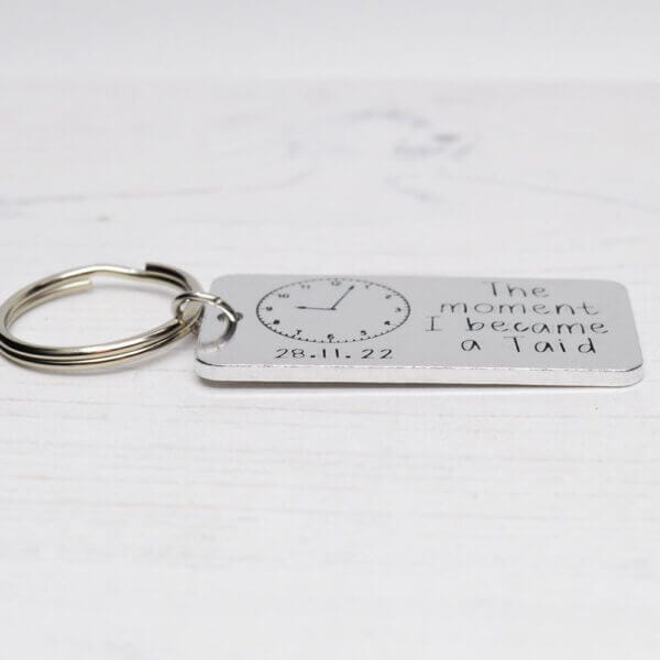 Stamped With Love - Moment I became a Taid Keyring