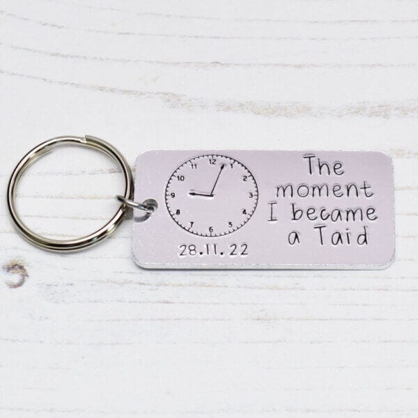 Stamped With Love - Moment I became a Taid Keyring