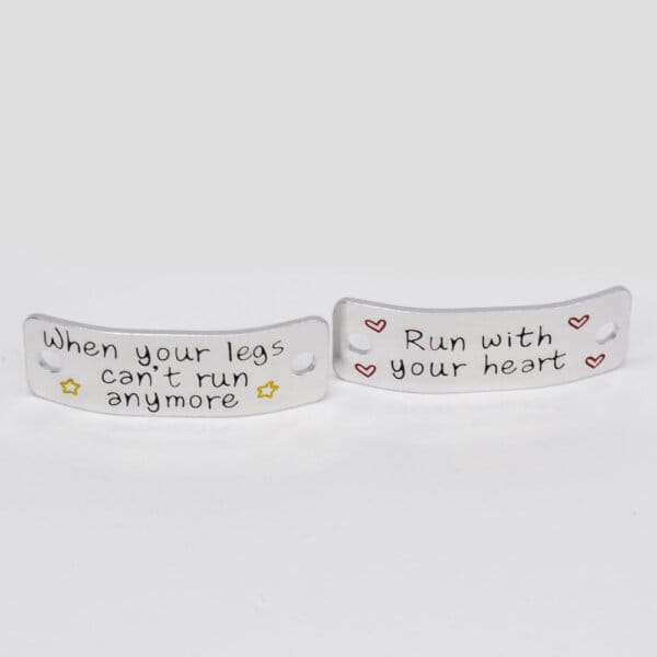Stamped With Love - Run with your heart Trainer Tags