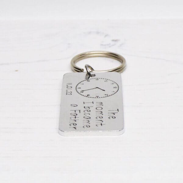 Stamped With Love - Moment I became a Father Keyring