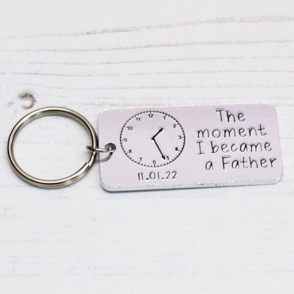 Stamped With Love - Moment I became a Father Keyring