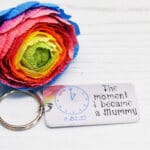 The Moment I Became a Mummy Keyring
