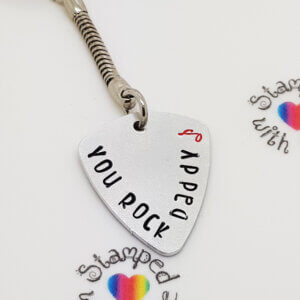 Stamped With Love - You Rock Daddy Keyring