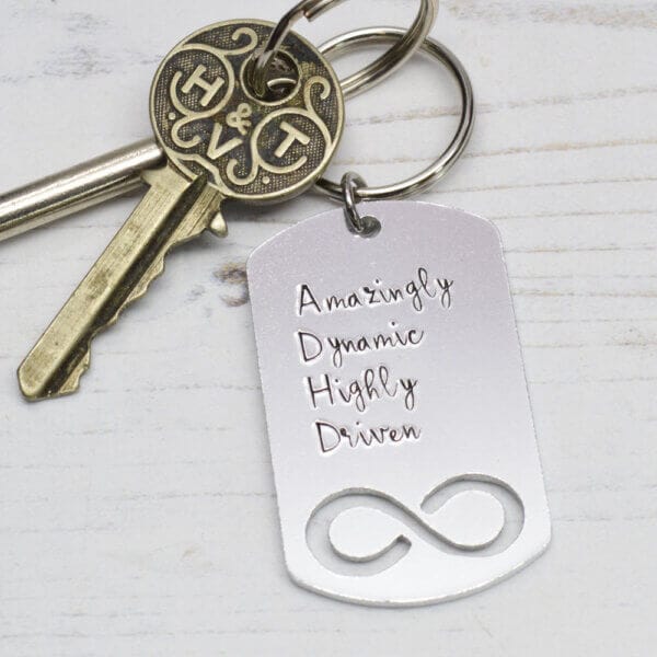 Stamped With Love - ADHD Keyring