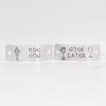 Run Now, Wine Later Inspirational Shoe Tags