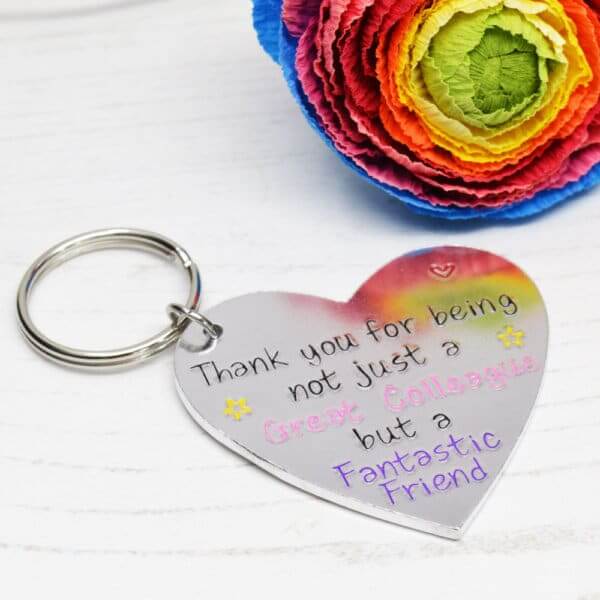 Stamped With Love - Not just a Great Colleague Keyring