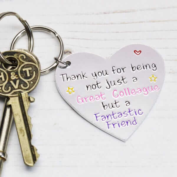 Stamped With Love - Not just a Great Colleague Keyring