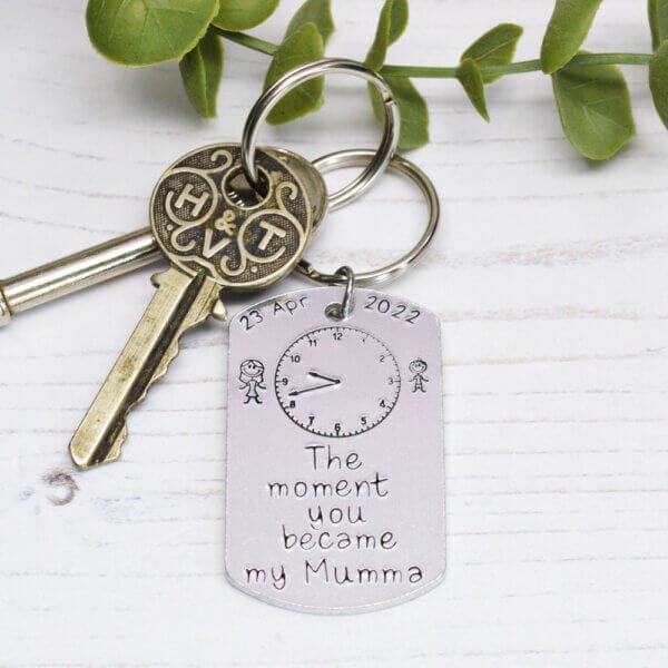 Stamped With Love - Moment you became my Mumma Keyring